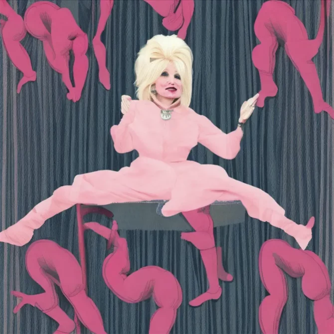 Dolly Parton in the style of Louise Josephine Bourgeois     2
